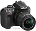 Produktbild Nikon D3400 + 18 – 55 mm VR-Set Kamera SLR 3000 MP CMOS 6000 x 4000pixels schwarz – Digitalkameras (24,2 MP, 6000 x 4000 Pixel, CMOS, Full HD, 445 g, schwarz)