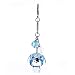 Produktbild LLZIYAN Transparent Puppy Anhänger Schlüsselanhänger Cartoon Hund Schlüsselanhänger Handtasche Geldbörse Dekoration Zubehör, Blau