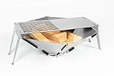 brasero parrilla precio Fabricado en Alemania. La placa de parrilla dividida en dos partes, cerrada y abierta, está fabricada en acero inoxidable de alta calidad y garantiza así incluso después de muchos años de uso aún mejor sabor a la barbacoa en cualquier momento y en cualquier lugar.