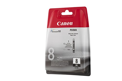 Canon 0620B029 CLI-8BK Tintenpatrone schwarz Blister with security - 2