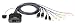 Produktbild 2-Port KVM-Schalter Schwarz, The CS22DP 2-Port USB DisplayPort Cable KVM Switch (973977013301)