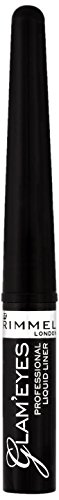 Rimmel Glam'Eyes Professional Liquid Eye Liner, Black Glamour