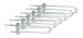Dreambaby Sliding Lock (Pack of 6, Silver colour)