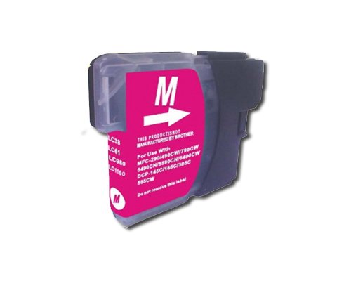 5 Druckerpatronen kompatibel magenta Brother LC980 MFC 5890CN