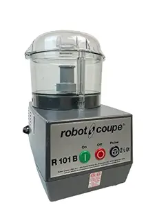 Robot Coupe R101 B CLR Commercial Food Processor with 2.5 Qt Clear Bowl