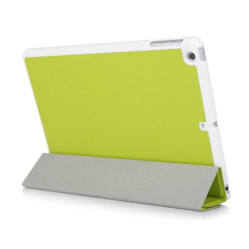 iHarbort Premium iPad Air Leder Tasche Case Etui Sleeve Smart Cover Schutzhülle Hülle (iPad Air – grün) - 3