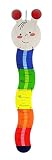 Hess Holzspielzeug 14608 Messlatte Raupe aus Holz, 95 x 20 cm