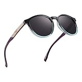 lentes sol ray ban Lentes Polarizados - Recubrimiento de protección 100% UV400,bloquea 100% de los rayos nocivos UVA&UBB.Gafas de Sol Polarizadas reducen el deslumbramiento reflejado de las carreteras,la agua,la nieve,y otras superficies horizontales.Restaure el color verdadero, elimine la luz reflejada y la luz dispersa y proteja los ojos perfectamente.Las gafas de sol polarizadas reducen el resplandor y la neblina para que sus ojos estén más cómodos y pueda ver mejor.