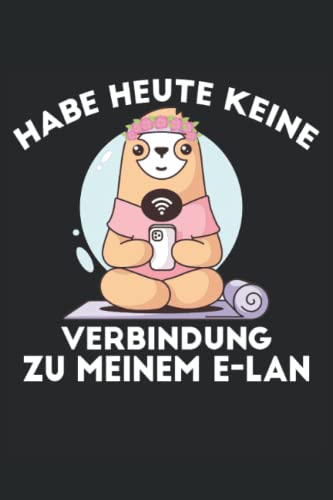 Spreadshirt Aufkleber „Ich Habe Heute Keine Verbindung Zu Meinem E-Lan“ – 10 X 10 Cm, Weiß Glänzend, Vinyl