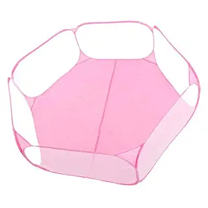 Pet Cage Tent, Portable Portable Pet Cage Tent, (Pink ) Playpen Pet Cage Tent Small Pet Animals Pets for Outdoor(Pink)