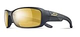 Permanecen en su lugar Julbo Run - Gafas de Sol, Hombre, Color Noir Mat/Noir, tamaño Talla única