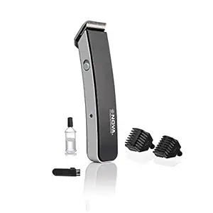 Nova NHT-1045 Rechargeable Cordless: 30 Minutes Runtime Beard Trimmer for Men (Black)