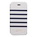 Produktbild Jean Paul Gaultier Klappetui Bookstyle Sailor Weiß/Blau für Apple iPhone 5C