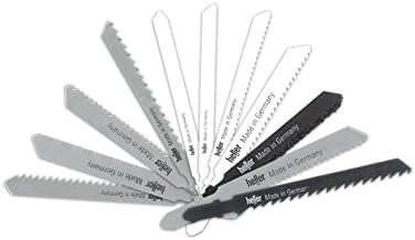 Heller Tools 274982"4030" Jigsaw Blade for Wood, 0 V, White, 75 mm, Set of 5 Piece