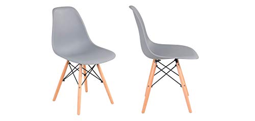 Lote 2 sillas comedor o cocina Tower grises