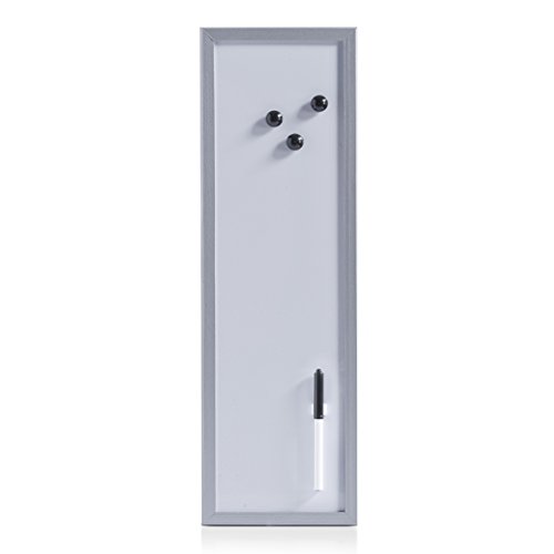 Zeller 11535 Magnet- /Schreibtafel, 20 x 60 cm, alugrau