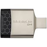 Kingston MobileLite G4 USB 3.0 Multi Card Reader - Black, Grey