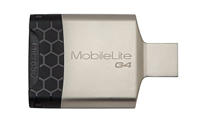 Kingston Technology - MobileLite G4 - Lecteur de Carte Mémoire Externe USB - Métallique