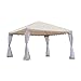 Produktbild Outsunny® Pavillon Gartenpavillon Partyzelt Gartenzelt Festzelt mit Seitenwänden 365x365cm