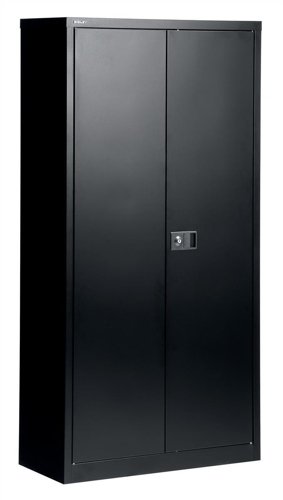 Bisley E722A03-av1-801 1806x914x400mm Stationery Cupboard with 3 Shelves - Black