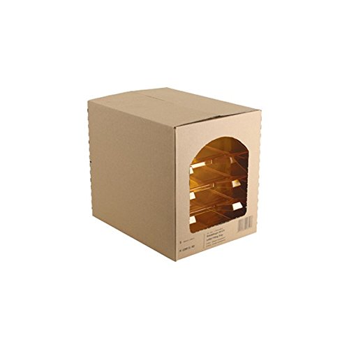 helit Briefablage Economy Transparent, gr¸n-transparent VE = 5