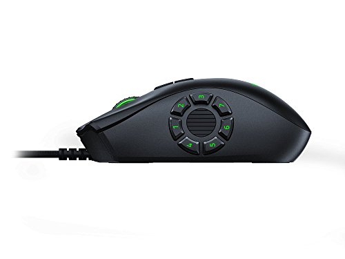 Razer Naga Trinity MOBA MMO-Gaming-Mouse -  3 Placas Laterales Intercambiables  Sensor   ptico de 5G DE 16 000 ppp  hasta 19 Botones programables 