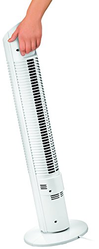 UNOLD 86850 Turmventilator Tower, Zuschaltbare Oszillation, 3 Stufen, Timer-Funktion, Fernbedienung, 30 W, 230 V, weiß - 3