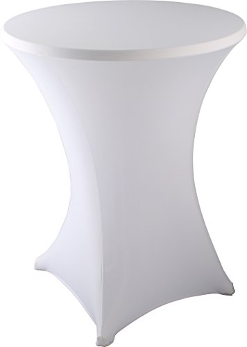 Preishit - Ø 80 cm Höhe 110 cm Stehtischhusse Tischhusse Husse Stehtischbezug