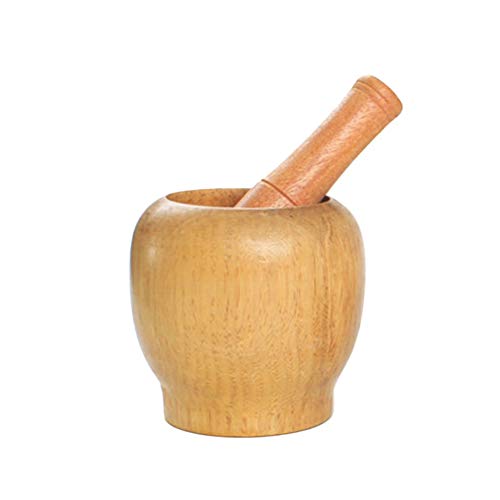 Preisvergleich Produktbild HermosaUKnight Hölzernes Küchen-Knoblauch-Ingwer-Gewürz-misc... Schleifschüssel-Küchen-Kochgeschirr