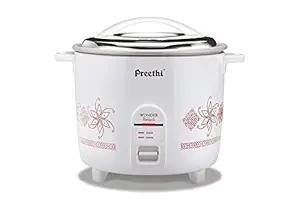 Preethi RC-321 2.2-Litre Double Pan Rice Cooker (White)