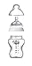 Tommee Tippee Closer to Nature Easi-vent 260 ml/9fl oz Feeding Bottles (3-Pack)