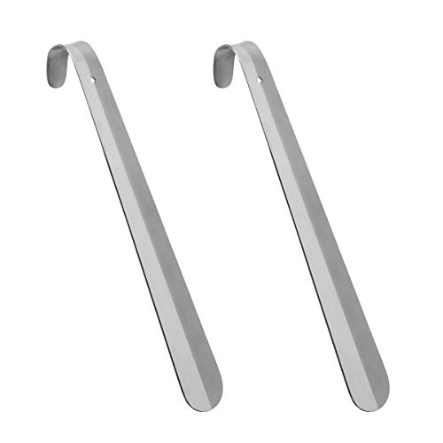 Preisvergleich Produktbild 2 Stück Schuhanzieher Schuhlöffel 30 cm Edelstahl