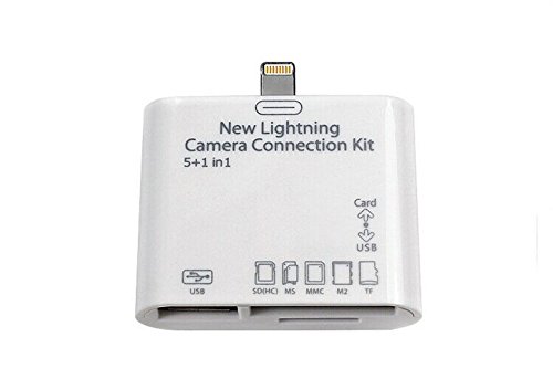 Althemax® 5-in-1 Blitz Camera Connection Kit USB / SD / TF Kartenleser für iPad Mini Air 5 - 2