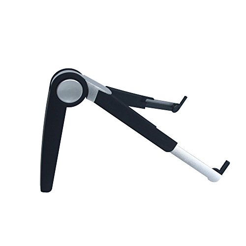 Preisvergleich Produktbild ONIVIB Hochfeste Aluminiumlegierung faltbarer Standplatz , Kinderbett , Halter für iPad, Notebook, Laptop, Netbook (schwarz)