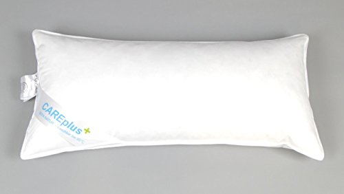 Kopfkissen Daunen-kissen Feder-kissen CAREplus 40x80 cm 100% Federn kochfest mit extra Füllung