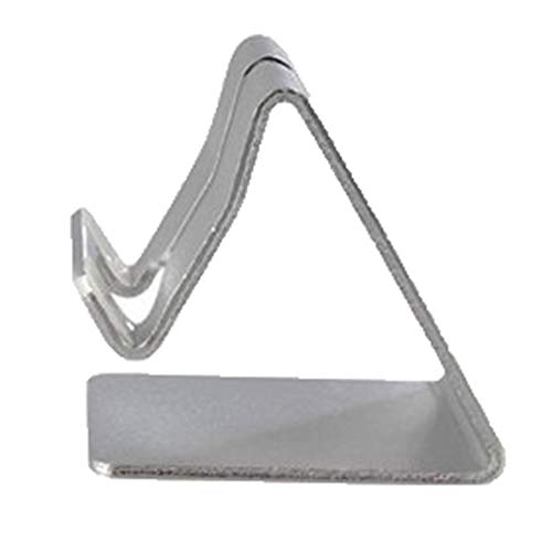 Preisvergleich Produktbild Praktische Telefon-Standplatz Aluminiumlegierung Travel-Telefon-Halter Desktop-Ständer Halter für alle Handys und Tablets Silber