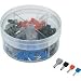 Produktbild Components Zwillings-Aderendhülsen-Sortiment 0.705mm² 2.50mm² Blau, Rot, Schwarz, Grau 739988 200St.