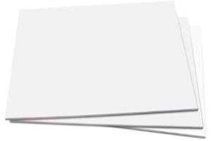 PRESTIGE PAPER A2 Desk Pad and Sketch Pad - 50 Sheets per pad, 120gsm White Paper with a Sturdy 2mm Backing Board - Ideal for Notes, Sketches and Planning (1)