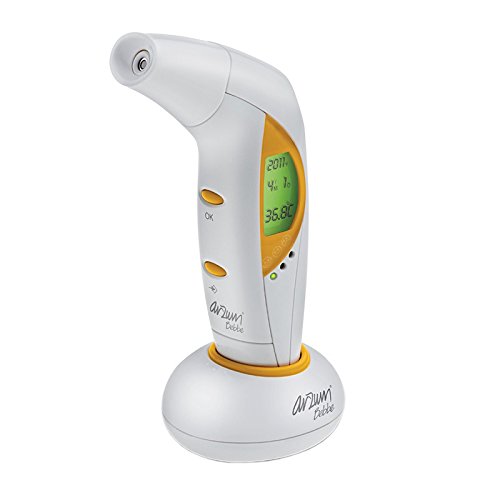 Preisvergleich Produktbild Arzum Bebbe Baby Fieberthermometer Ohrthermometer Stirnthermometer für Baby Kinder Spracheigenschaft in 3 Sprachen