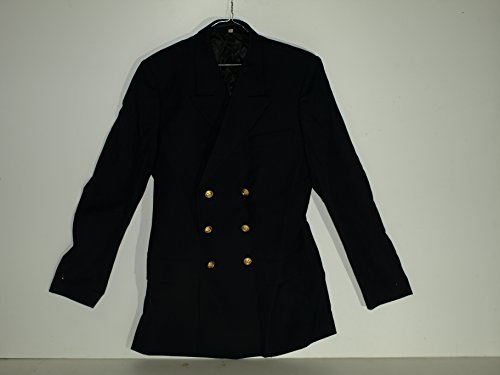 Preisvergleich Produktbild Lagermaulwurf Marine- Uniform-Jacke Kapitän Matrose Faschingesartikel Gr. 48