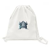 DIYthinker Rana Origami Abstracto Forma geométrica Lienzo morral del Lazo de Viajes Compras...