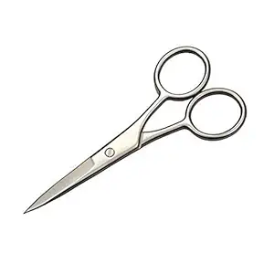 Try Me Grooming Stainless Steel Scissor Small for Hair Cutting and Moustache Trimming