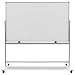 Produktbild Mobiles Whiteboard | Magnet Tafel mit Fahrgestell und schutzlackierter Oberfläche | fahrbare Stativdrehtafel in 5 Größen (100 x 150 cm)