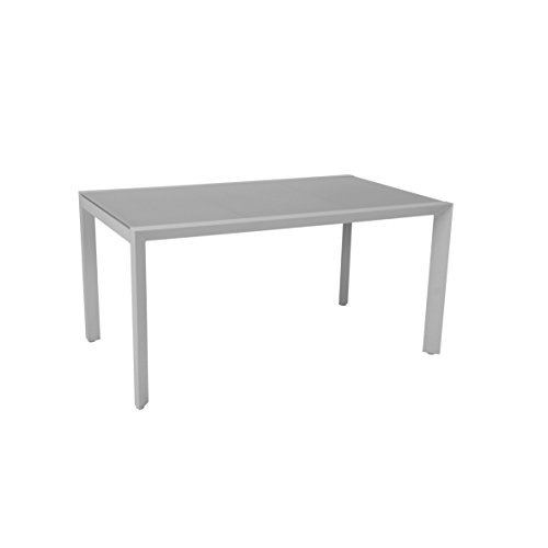 Preisvergleich Produktbild Gartentisch Terrassentisch Esstisch Aluminium 210x100x75cm Gartenmöbel Tisch