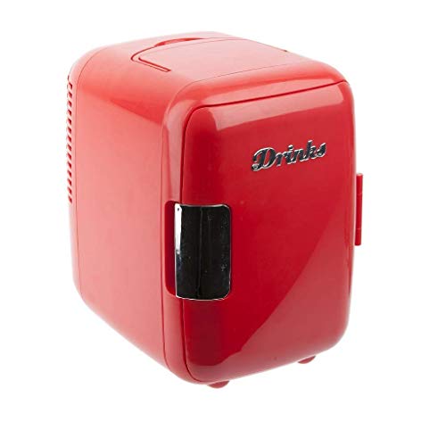 Balvi - Drinks Nevera Mini Ideal para latas de refresco. Nevera portátil. Conéctala en casa o en el Coche. Doble función: enfría y calienta. Llévatela en Vacaciones y Fines de Semana