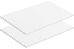 mokebo Einlegeböden 2er-Set für modularen Kleiderschrank 'Die Ableger' in weiß mit 87cm Breite, für mehr Schrankfächer und Stauraum Drehtürenschrank, 87 x 53 x 1,5cm (B/H/T)