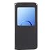 Produktbild jbTec® Flip Case Handy-Hülle mit Fenster #M50 zu Samsung Galaxy S9 - Handytasche Schutz Cover Bookstyle Booklet Book Sichtfenster Scheibe, Farbe:Schwarz, Modell:Galaxy S9 / SM-G960