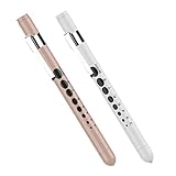 Alimentación: este penlight médico funciona con 2 pilas AAA (no incluidas), es reutilizable cambiando las pilas.