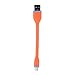 Produktbild USB-Ladekabel, robustes Silikon, Orange