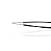 Stainless Steel Precision Tweezers Best for Ingrown Hair, Eyebrow Hair, Facial Hairs - Great for Splinters and Glass Removal - Surgical Steel Pointy Ends Meet Perfectly - Perfect Stocking Stuffer- Black